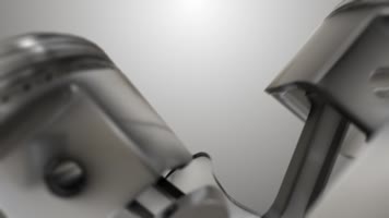 发动力旋转特写