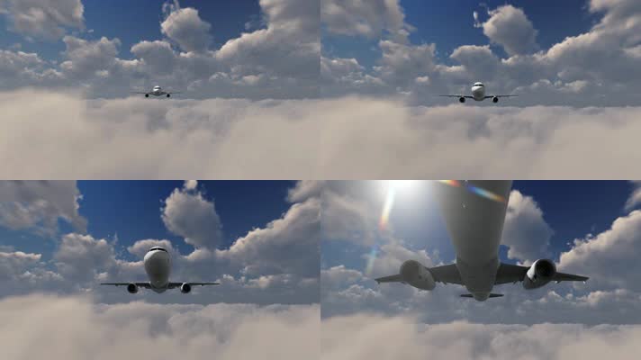 飞机飞过头顶