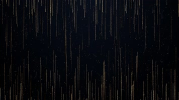 【4K】金色粒子流星下落