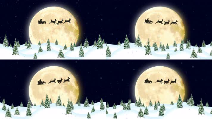 【4K】圣诞节背景