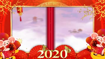 会声会影2020鼠年新春佳节拜年 