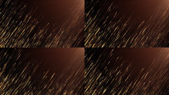 金色粒子线条