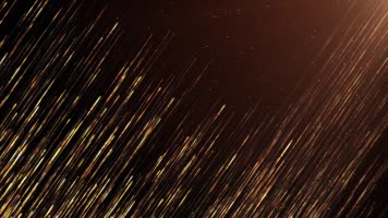 金色粒子线条
