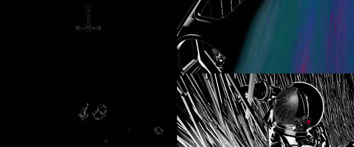 震撼大气宇宙空间宇航员DJ开场