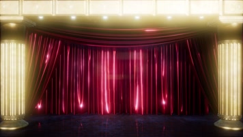 【4K】舞台帷幕灯光