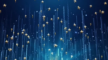 蓝色舞台五角星背景循环 蓝色舞台五角星背景循环