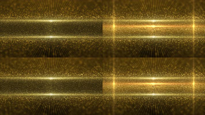 【4K】大气金色颁奖粒子背景