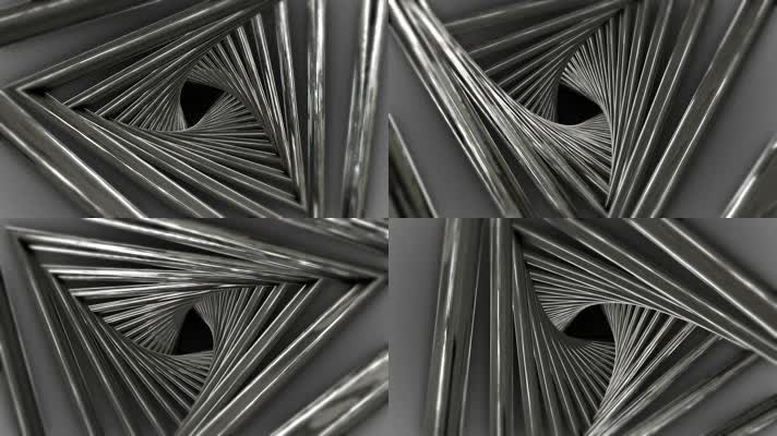 金属三角螺旋隧道