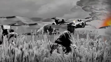 长征红军抗战通用视频素材