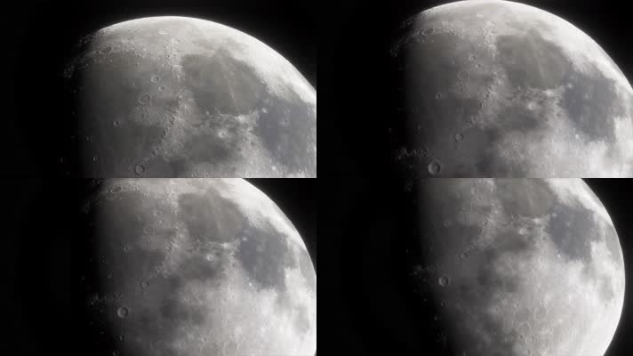 月球 实拍 4K视频