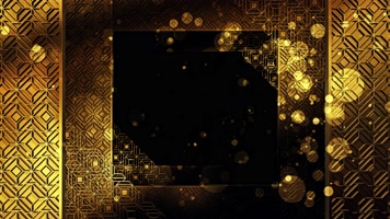 【4K】金色装饰艺术背景