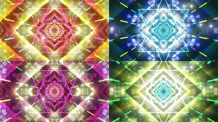 闪烁绚丽灯光背景循环