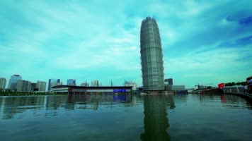 郑州延时 航拍 夜景车流风光 城市风景