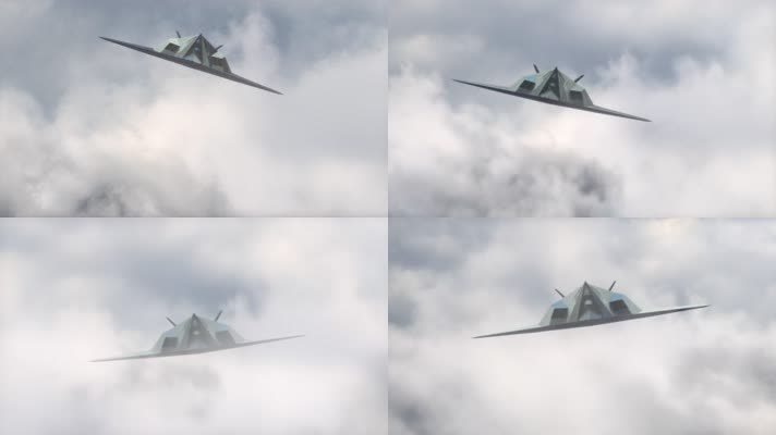 F117隐形轰炸机 4K视频