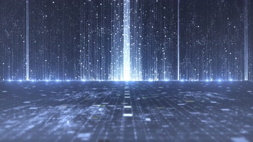 【4K】光点数字数据背景