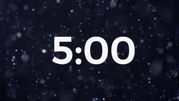 10分倒计时雪花背景