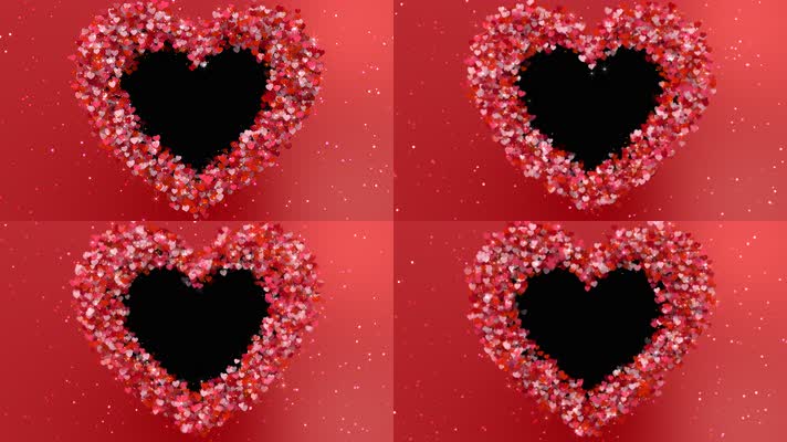 【4K】爱心边框(带透明通道)