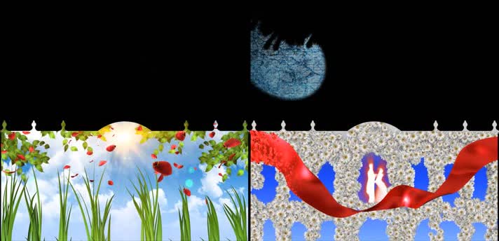 晚会3D投影3d mapping全息投影秀