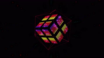 炫彩魔方舞台VJ