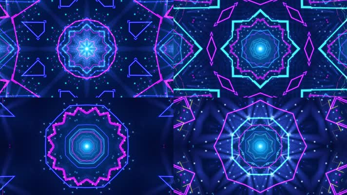 动感闪烁灯光舞台背景循环