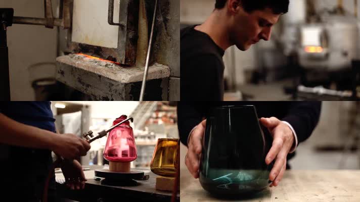 彩色钢化玻璃花瓶的制作工艺全过程