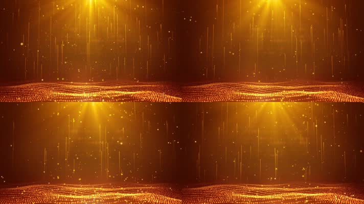 金色颁奖光效背景循环