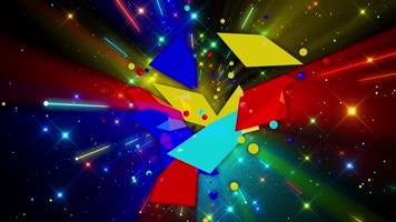 彩色碎片VJ背景