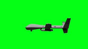军事无人机动画