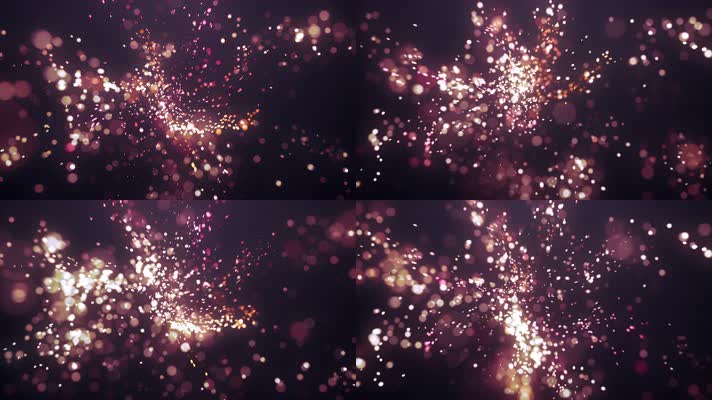 婚礼粒子大屏循环