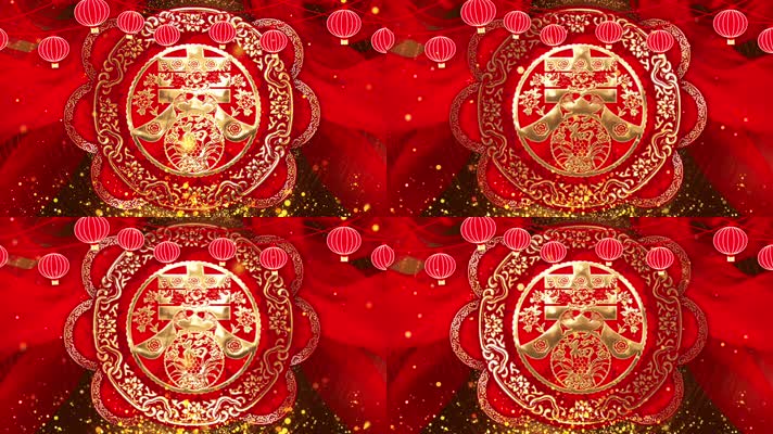 春节喜庆背景循环
