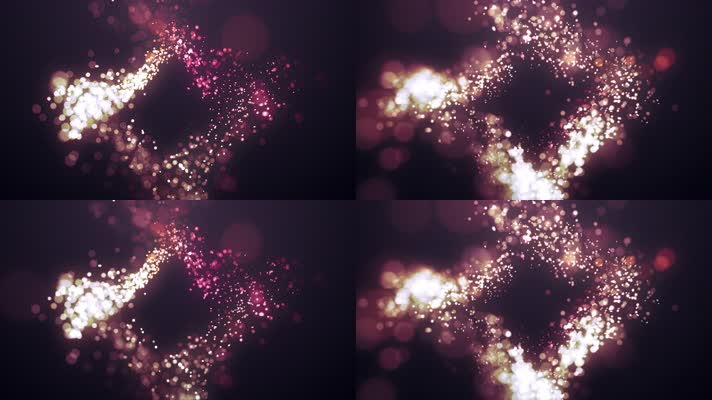 婚礼粒子大屏循环