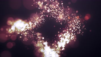 婚礼粒子大屏循环