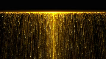 【原创】金色粒子瀑布