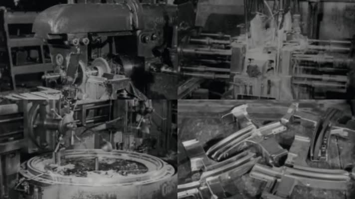 30年代老工厂企业车间机床