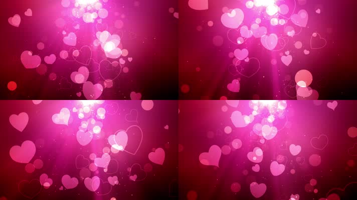 【4K】发光的爱心