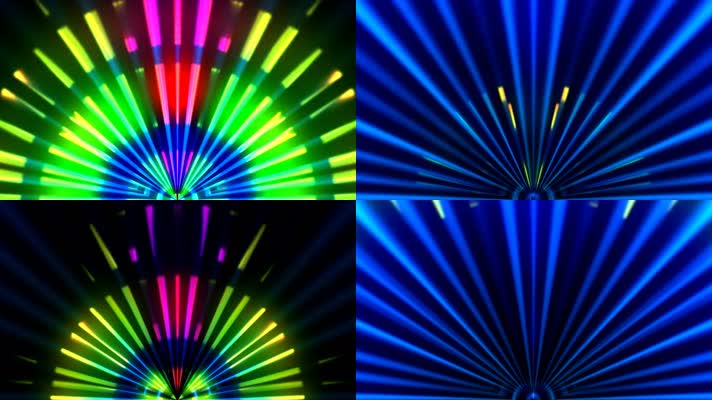 孔雀开屏舞台背景