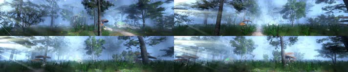 【4K】迷幻森林舞台背景