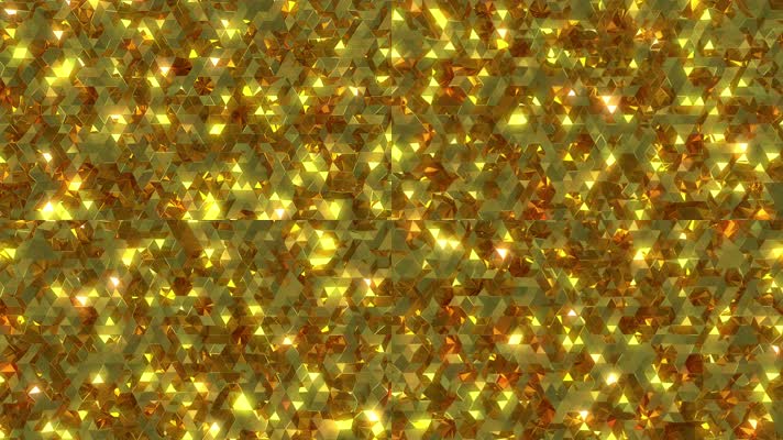 金色菱形反射 华丽璀璨 闪耀