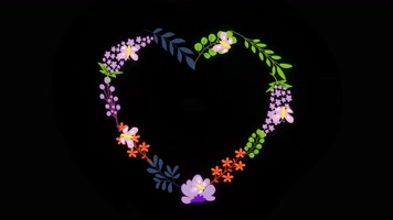 可换背景婚礼花环