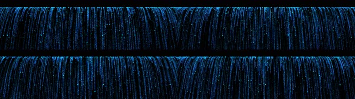 【原创】蓝色粒子瀑布背景素材