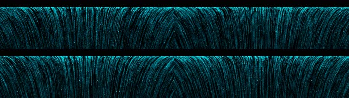 【原创】震撼视觉科技感粒子瀑布背景