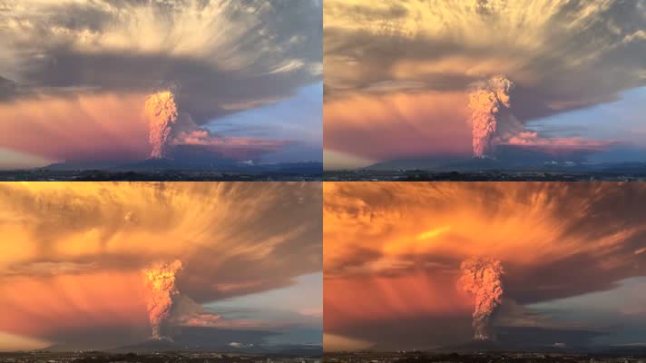 智利火山喷发火山爆发