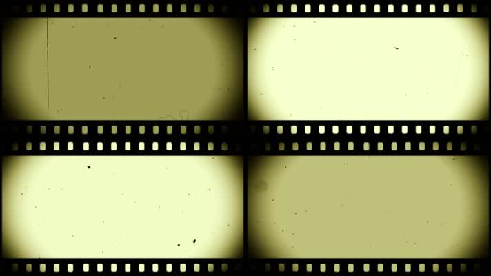 复古老电影胶片闪烁污渍划痕视频素材