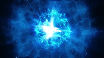 原创星云旋转粒子LED舞台背景