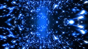 蓝色粒子舞台背景