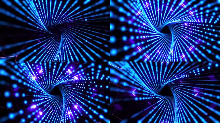 蓝色粒子舞台背景