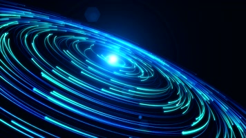 4K星云旋转粒子LED舞台背景