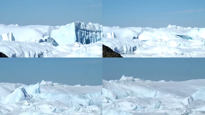 冰川冰山溶化冰雪地球温室效应