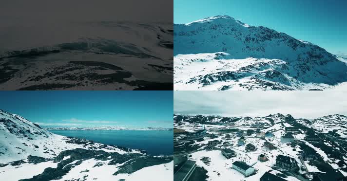 格陵兰风景航拍