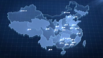 中国地图 分层展示